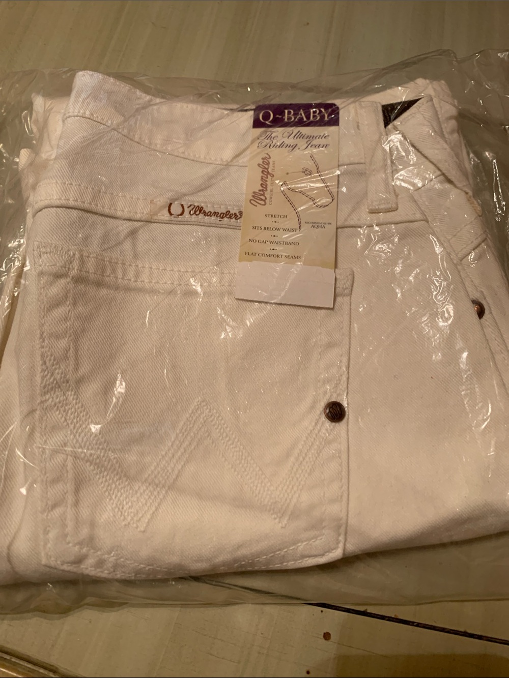 Wrangler Women’s White High-Rise Jeans - Q-Baby